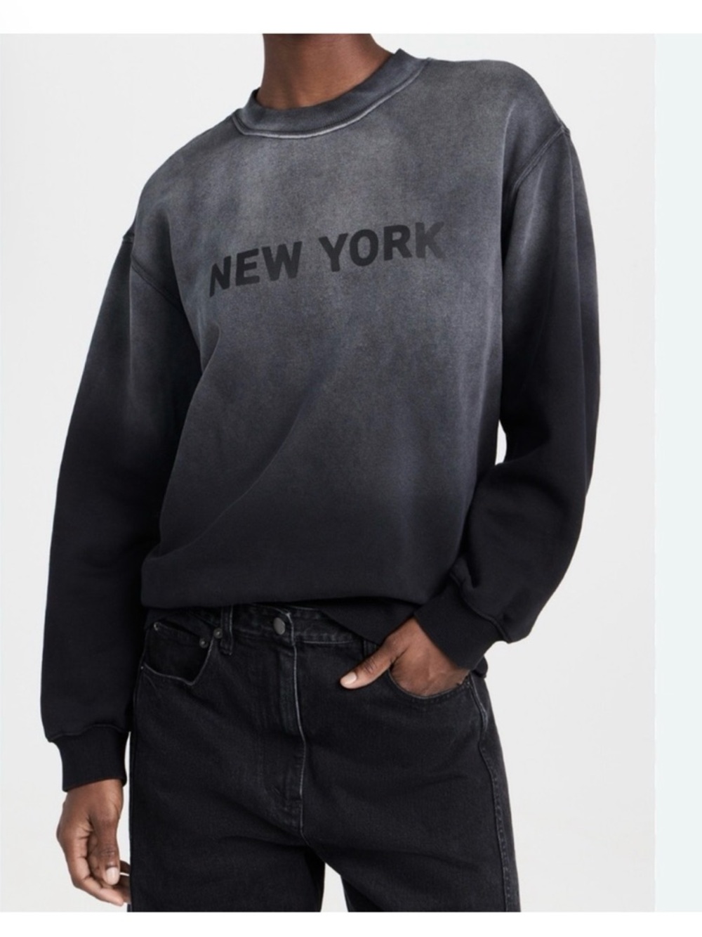Z Supply New York Crewneck Sweatshirt - Charcoal